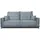 VitaliSpa Sofa + Bettsofa, Caprioli Grau Schlaffunktion 236x100 cm modern Wohnzimmer Wohnzimmercouch Loungesofa Schlafcouch Klappsofa Taschenfederkern 2-Sitzer