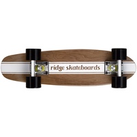 Ridge Cruiser Maple Holz Mini Number Four Skateboard, Black, MPB-22-NR4