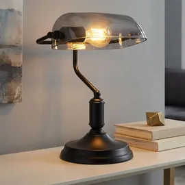 GLOBO Bankerlampe Schwarz
