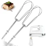 Rührbesen für Handmixer, 2 Stück Schneebesen Quirl für Handmixer Handrührgerät Handmixer Ersatzmixer CHM Serie Handmixer-Ersatzmixer für HM-50 HM-50BK HM-70 CHM