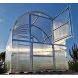 baumera Klasika Slim Gewächshaus verzinkt Transparent HKP 6 mm 8 m2