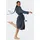 SCHIESSER Bademantel Feather Terry Blau XL