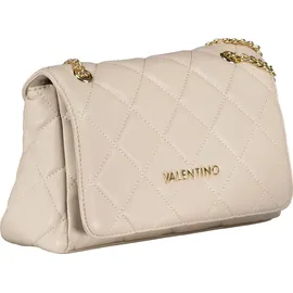 Valentino Ocarina Umhängetasche Kunstleder Beige/Weiß