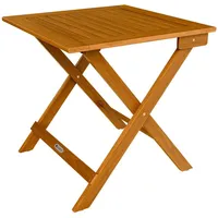 Juskys Gartentisch Klapptisch 46 x 46 x 46 cm Beige