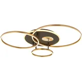 GLOBO INVERTINA 1 LED rechteckig gold Aluminium