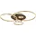 GLOBO INVERTINA 1 LED rechteckig gold Aluminium