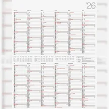 Rido Plakatkalender Mod. Vertikal 700×900 mm 2026