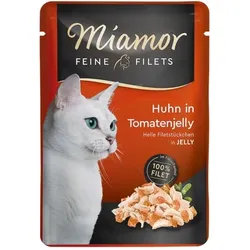 MIAMOR Feline Filets Huhn mit Tomate in Gelee 24x100 g