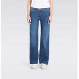 MAC Jeans Wide Authentic (5228-90-0387L), Größe:W42, Länge:L32, Farbe:Fashion Blue Washed (D620) - 42W / 32L