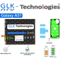 GLK-Technologies Samsung Galaxy A51 SM-A515F Akku Batterie EB-BA515ABY Top