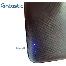 Fontastic Renz10 10.000mAh, 2x USB-A & 1x Typ-C Ladezustandsanzeige, In & Output 5V / 2A, - Weiß