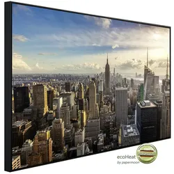 papermoon Infrarotheizung »EcoHeat - Skyline von New York City«, Matt-Effekt - bunt