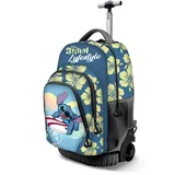 Disney Unisex Kinder Disney Fan Gts Trolley-Rucksack Fan GTS Trolley-Rucksack Lifestyle, Stitch Blau-gelb, Einheitsgröße