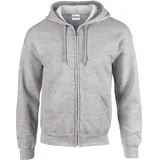 Gildan Heavy Blend Kapuzensweatjacke Herren Sport Grey S