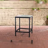 CLP Alia 5 mm Gartentisch 84 x 84 x 110,5 cm schwarz