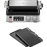 Braun MultiGrill 7 CG7040, 3-in-1 Kontaktgrill, BBQ & Ofen, große Grillfläche (12 Burger), 2000W, 230°, spülmaschinengeeignet (Plancha & Grill), Fettauffangschale, Elektrogrill Indoor