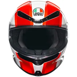AGV K6 S Sic58 Integralhelm - Weiß/Rot/Schwarz / XL