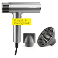 Vitalmaxx Slim Hairdryer grau/silber