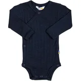 Joha Wickelbody langarm Wolle/Seide, blau, 50