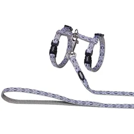 Nobby Katzengarnitur Fish Grey grau