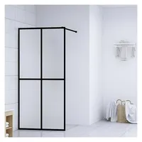 vidaXL Duschwand für Walk-in Dusche Mattes Sicherheitsglas 80x195 cm