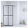 vidaXL Duschwand für Walk-in Dusche Mattes Sicherheitsglas 80x195 cm