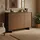Dmora Sideboard Aneto 134 x 35 x 87 cm Braun/Walnuss
