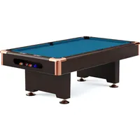 Automaten Hoffmann Billardtisch Club Pro III Dekor Nussbaum. Tournament-Blue