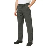 Iron Mountain Herren Arbeitshose Cargo mit Kniepolstertaschen – Robuste Workwear Hose Baumwollmix, Mehrtaschen, Doppelt Genäht für Baustelle Handwerk Lager (Grau, 30W/31L)