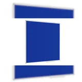 ALLboards Pinnwand Filztafel 120 x 120 cm Blau