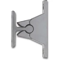 IBFM Türhalter mit Klemmmechanismus 35 mm Zamak verchromt