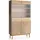 ax living Vitrine Santarco W2D 106 x 0 x 183 cm Braun