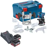 Bosch GKF 18V-8 inkl. 2x Akku 4,0Ah + Ladegerät + L-Boxx