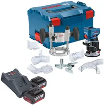 Bosch GKF 18V-8 inkl. 2x Akku 4,0Ah + Ladegerät + L-Boxx