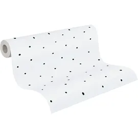 A.S. Création Vliestapete Little Love 64 cm x 10 m 381391 Schwarz/Weiß