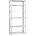 Simonrack Lagerregal Metall 2000x1000x300 mm 6 Böden