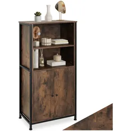 Tectake Highboard Doncaster 60 x 38 x 125 cm Braun