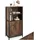 Tectake Highboard Doncaster 60 x 38 x 125 cm Braun
