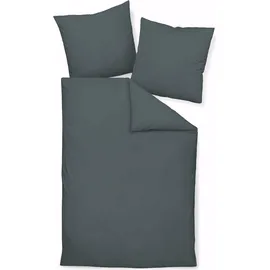 JANINE Colors 31001 anthrazit 135 x 200 cm + 80 x 80 cm
