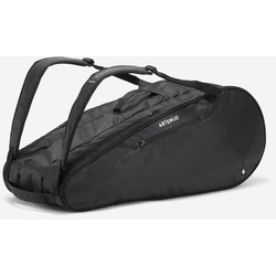 Tennistasche - XL TEAM 12 Schläger schwarz/grau, grau|schwarz, EINHEITSGRÖSSE