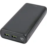 deltaco PB-C1004 Powerbank Schwarz