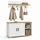 VCM Gados L Sitzbank 77x90x30 cm Braun