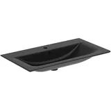 Ideal Standard Connect Air Möbelwaschtisch E0279V3 Schwarz 840x460mm, silk black