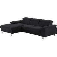 Cotta Ecksofa Komaris, Ecksofa, wahlweise mit RGB-LED-Beleuchtung und Bettfunktion/Bettkasten,