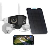 Reolink 6MP Akku WLAN IP Überwachungskamera Aussen mit 180° Ultra-Weitwinkel, 2,4&5GHz WiFi, Dual-Lens, Smarte Bewegungserkennung, Farbnachtsicht, IP66,