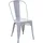 chefgastro Stapelstuhl Metall grau