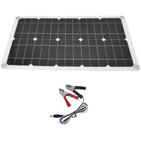 Haofy Solarpanel Ladegerät, 100 W 18 V Solarladegerät für Autos, Fahrzeuge, Boote, Flexibles Solarbetriebenes Ladeboard mit USB-Ausgang für Wandern, Camping, Notfall