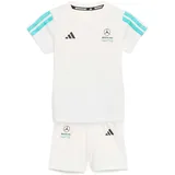 adidas MERCEDES - AMG PETRONAS FORMULA 1 TEAM DNA Baby Jogger Short Sleeve Set White/Semi Mint Rush 2-3 Years