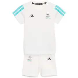 adidas MERCEDES - AMG PETRONAS FORMULA 1 TEAM DNA Baby Jogger Short Sleeve Set White/Semi Mint Rush 2-3 Years
