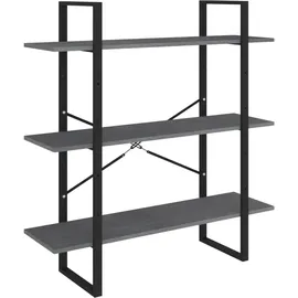 vidaXL Bücherregal 100 x 30 x 105 cm Grau